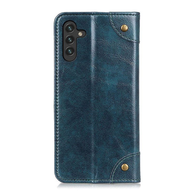 Folio-hoesje Samsung Galaxy A13 5g Vintage Klinknagels Versie Bescherming Hoesje