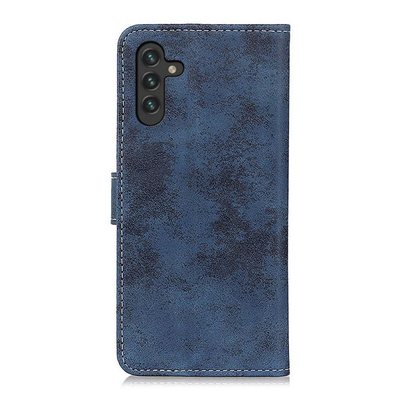 Folio-hoesje Samsung Galaxy A13 5g Vintage Kunstleer