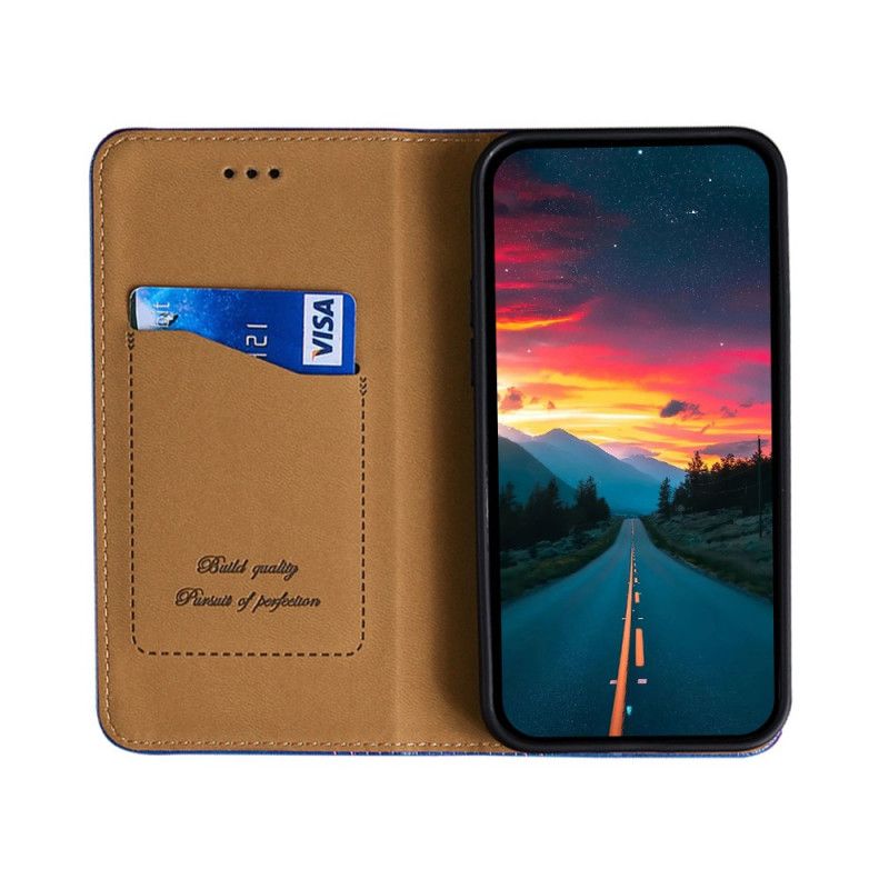 Folio-hoesje Samsung Galaxy A13 5g Vintage Lederen Stijl