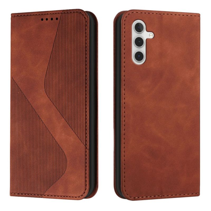 Folio-hoesje Voor Samsung Galaxy A13 5g Style Leder S-design