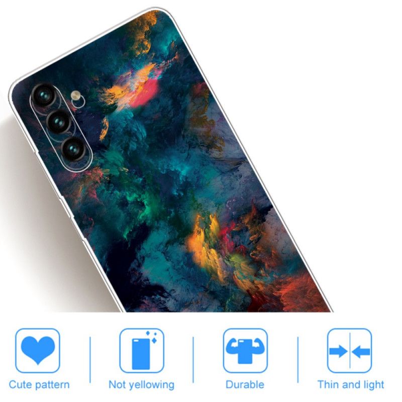 Hoesje Samsung Galaxy A13 5g Gekleurde Wolken Bescherming Hoesje