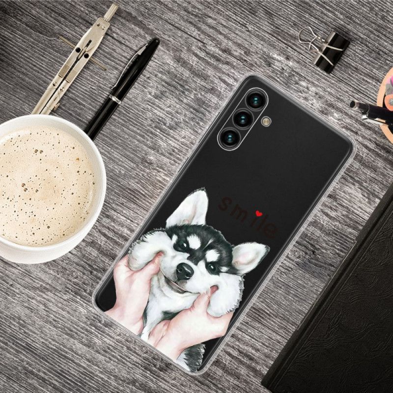 Hoesje Samsung Galaxy A13 5g Glimlach Hond Bescherming Hoesje