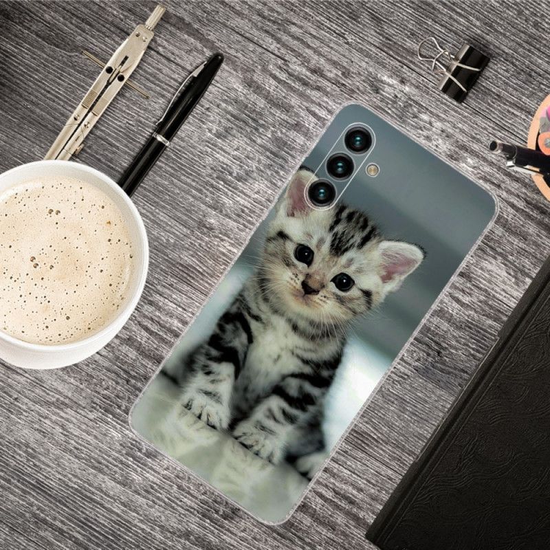 Hoesje Samsung Galaxy A13 5g Kitten Kitten Bescherming Hoesje