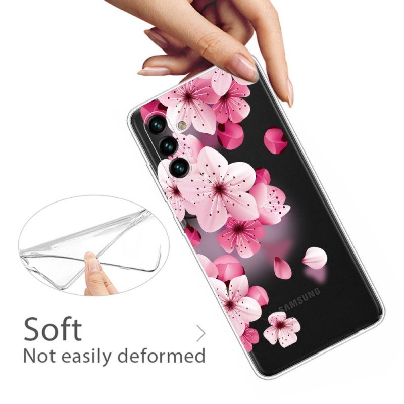 Hoesje Samsung Galaxy A13 5g Kleine Roze Bloemen Bescherming Hoesje