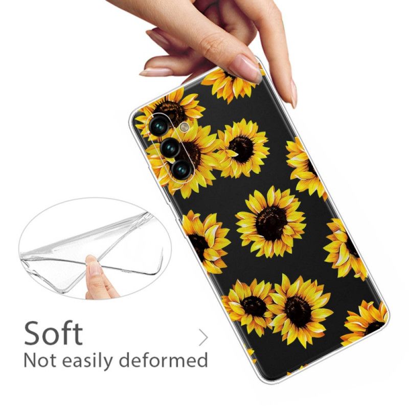 Hoesje Samsung Galaxy A13 5g Zonnebloemen