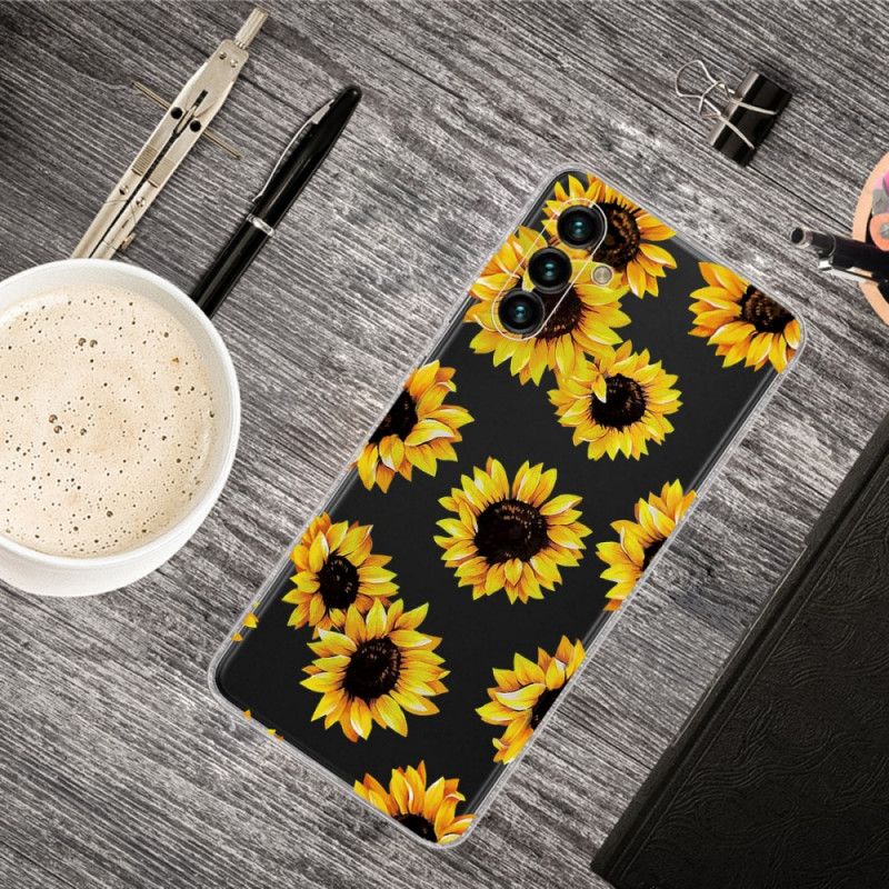 Hoesje Samsung Galaxy A13 5g Zonnebloemen