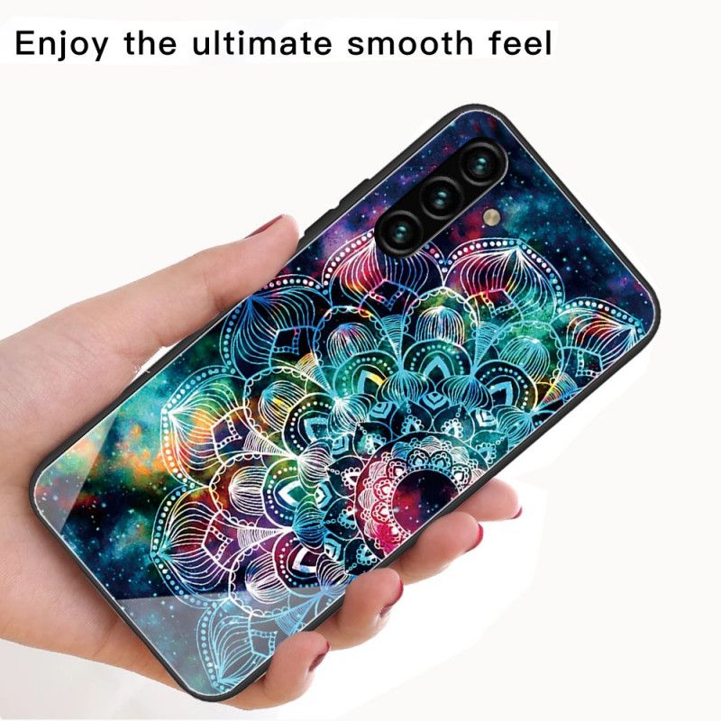 Hoesje Voor Samsung Galaxy A13 5g Mandala Van Gehard Glas