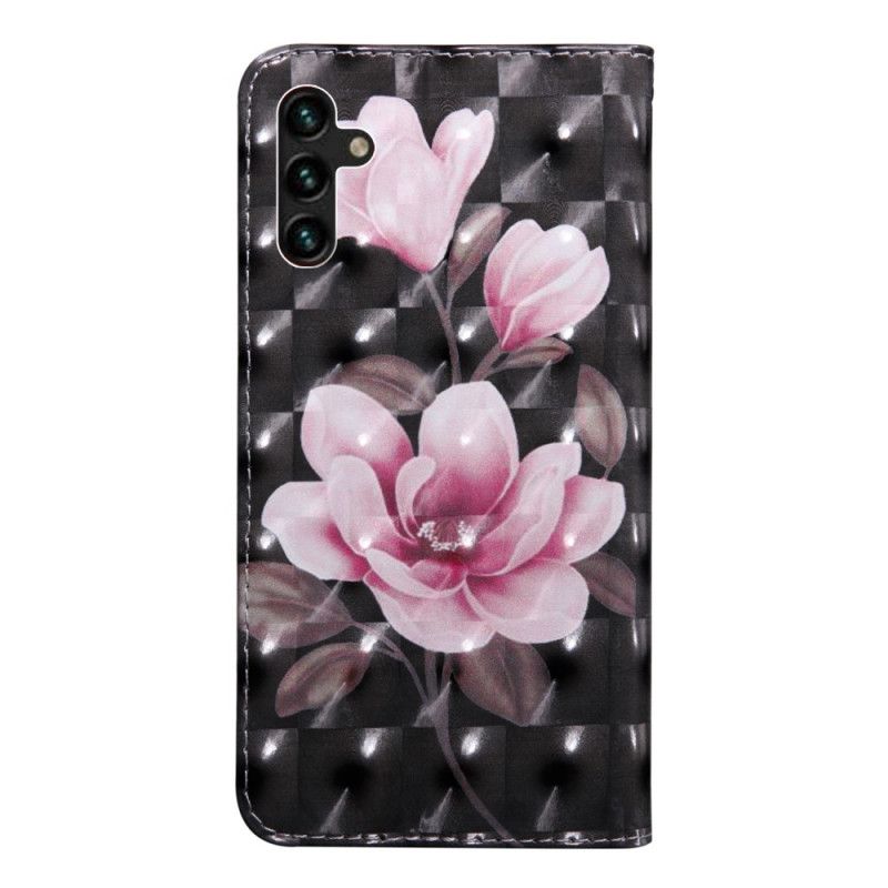 Leren Hoesje Samsung Galaxy A13 5g Bloesem Bloemen