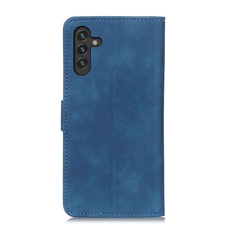 Leren Hoesje Samsung Galaxy A13 5g Khazneh Vintage Leereffect Bescherming Hoesje