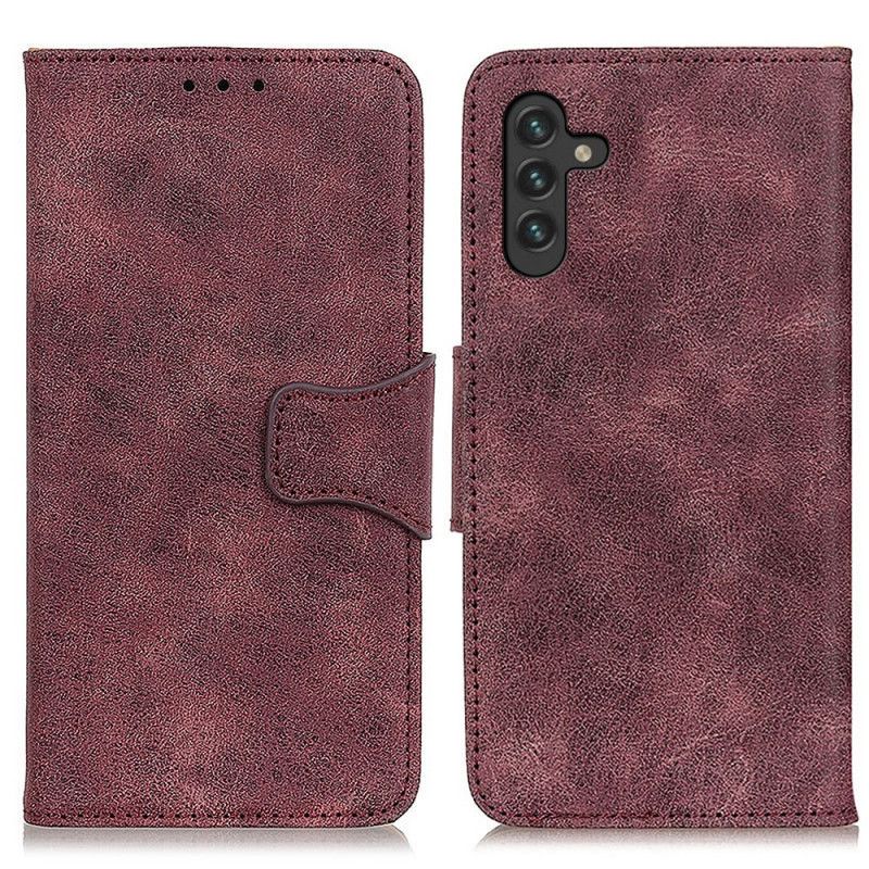 Leren Hoesje Samsung Galaxy A13 5g Vintage Splitleer