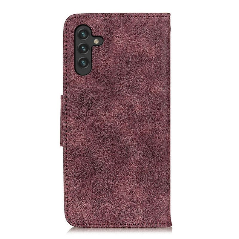 Leren Hoesje Samsung Galaxy A13 5g Vintage Splitleer