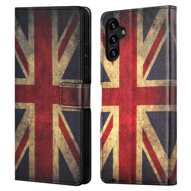 Leren Hoesje Samsung Galaxy A13 5g Vlag Van Engeland Bescherming Hoesje