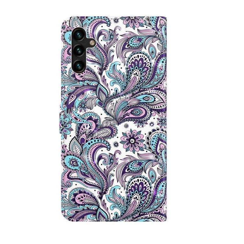 Leren Hoesje Voor Samsung Galaxy A13 5g Bloemenpatronen