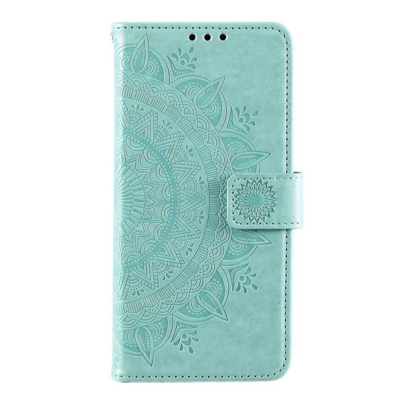 Leren Hoesje Voor Samsung Galaxy A13 5g Mandala Zon