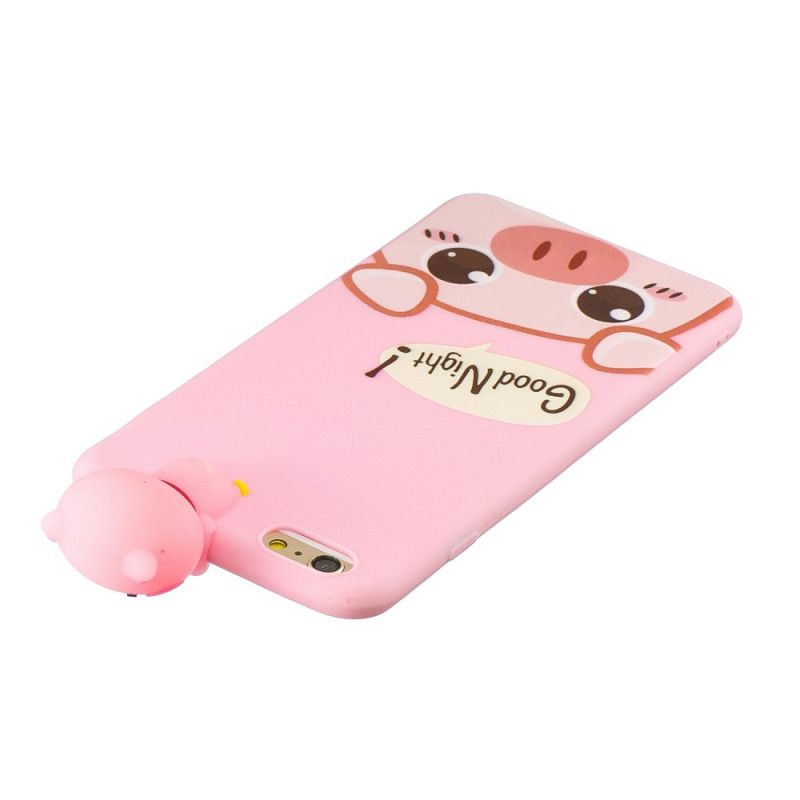 Case Hoesje iPhone 6 / 6S Telefoonhoesje 3D Apollo Het Varken