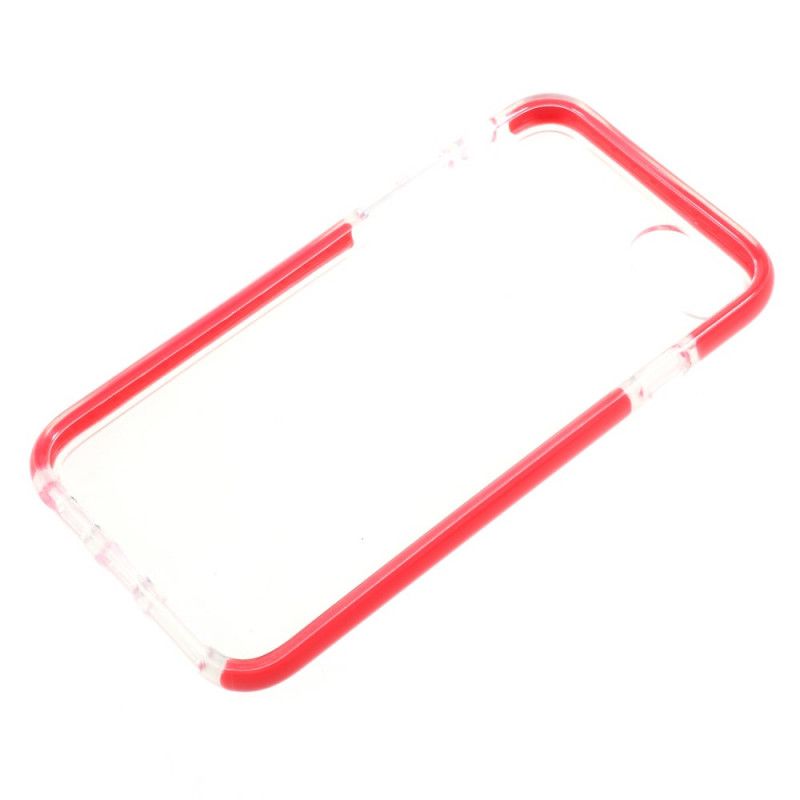 Hoesje iPhone 6 / 6S Rood Zwart Tweekleurig