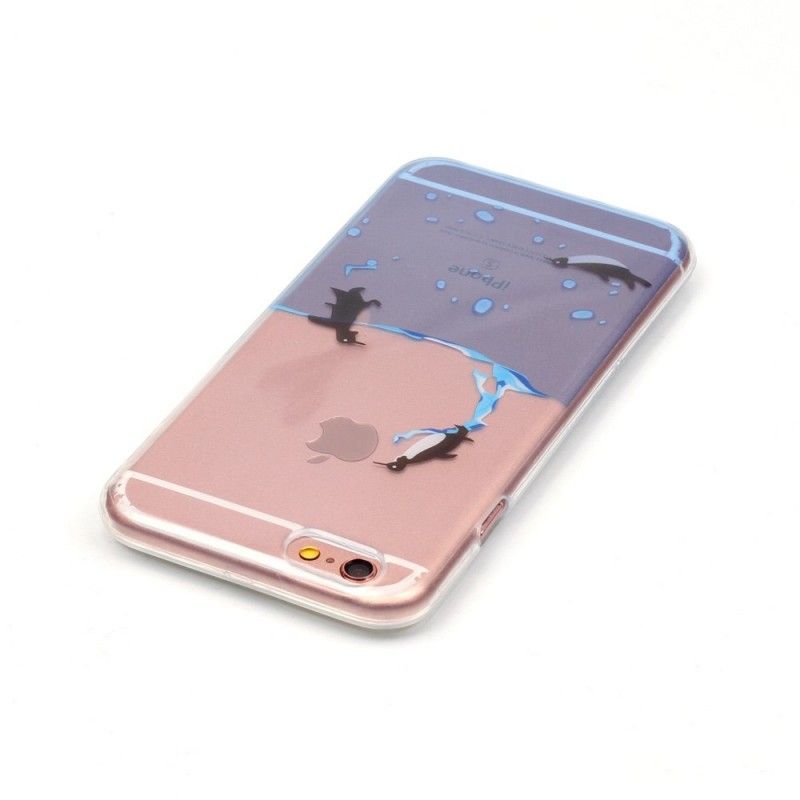 Hoesje iPhone 6 / 6S Transparant Spel Van Pinguïns