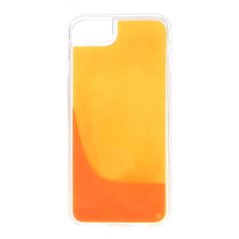 Hoesje voor iPhone 6 / 6S Oranje Geel Lichtgevend
