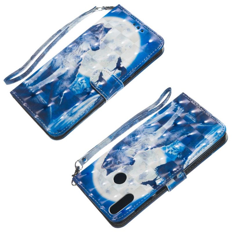 Bescherming Hoesje Huawei Y6 2019 Telefoonhoesje Prestigieuze Wolf