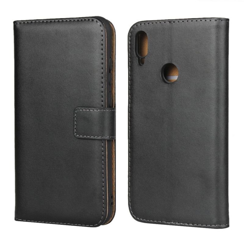 Flip Case Leren Huawei Y6 2019 Leer