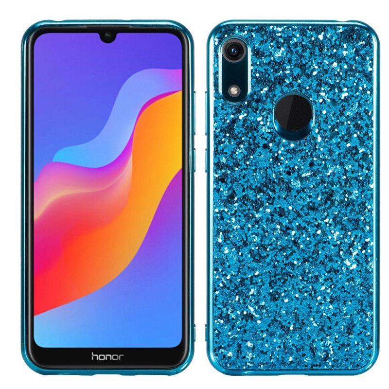 Hoesje Huawei Y6 2019 Goud Rood Premium Glitter