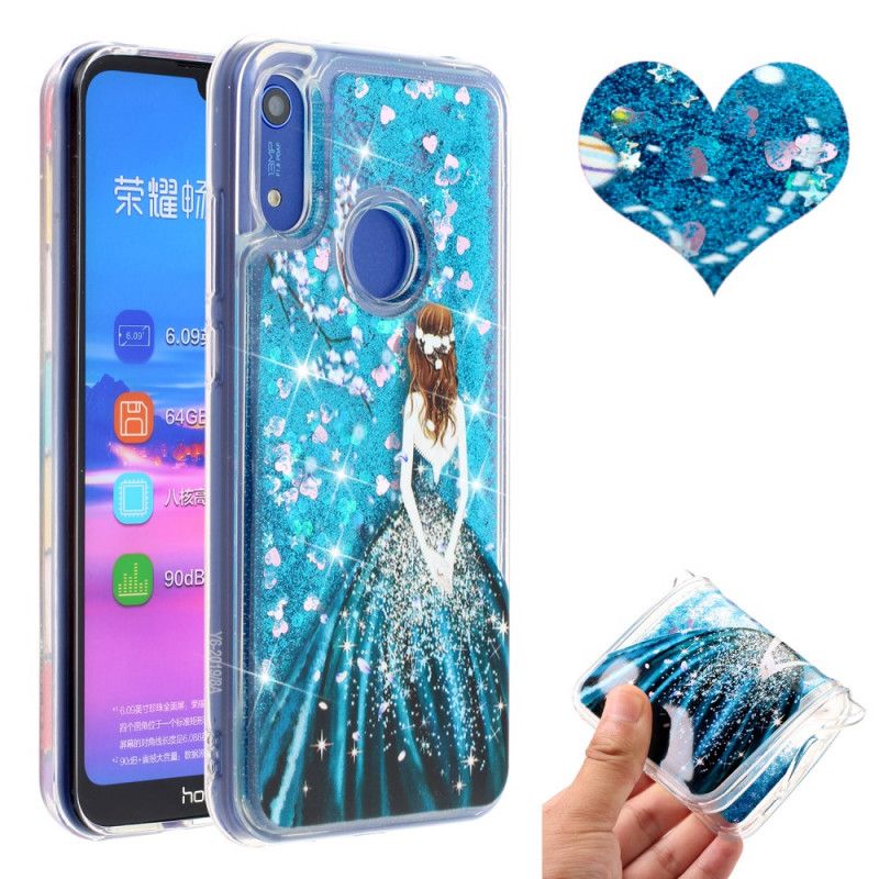 Hoesje Huawei Y6 2019 Telefoonhoesje Prinses Glitter