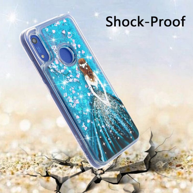 Hoesje Huawei Y6 2019 Telefoonhoesje Prinses Glitter