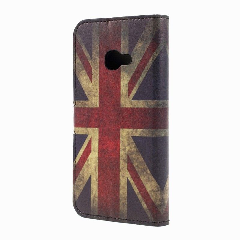 Leren Hoesje Samsung Galaxy XCover 4S / 4 Engelse Vlag