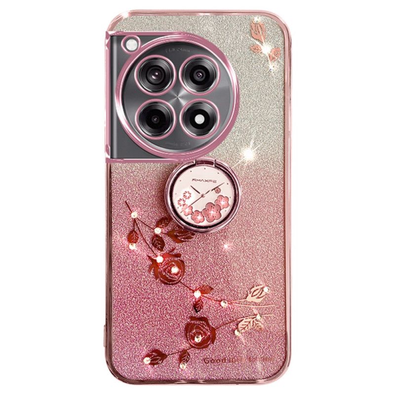 Case Hoesje Oneplus 12r Telefoonhoesje Glitter Kadem-ondersteuning