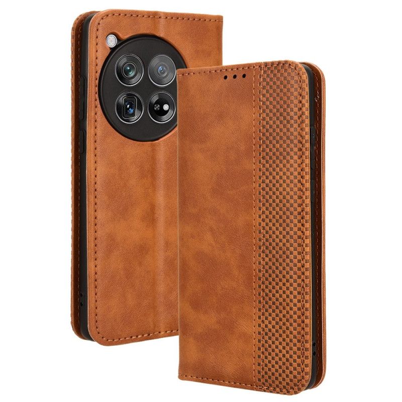 Folio-hoesje Oneplus 12r Telefoonhoesje Retro