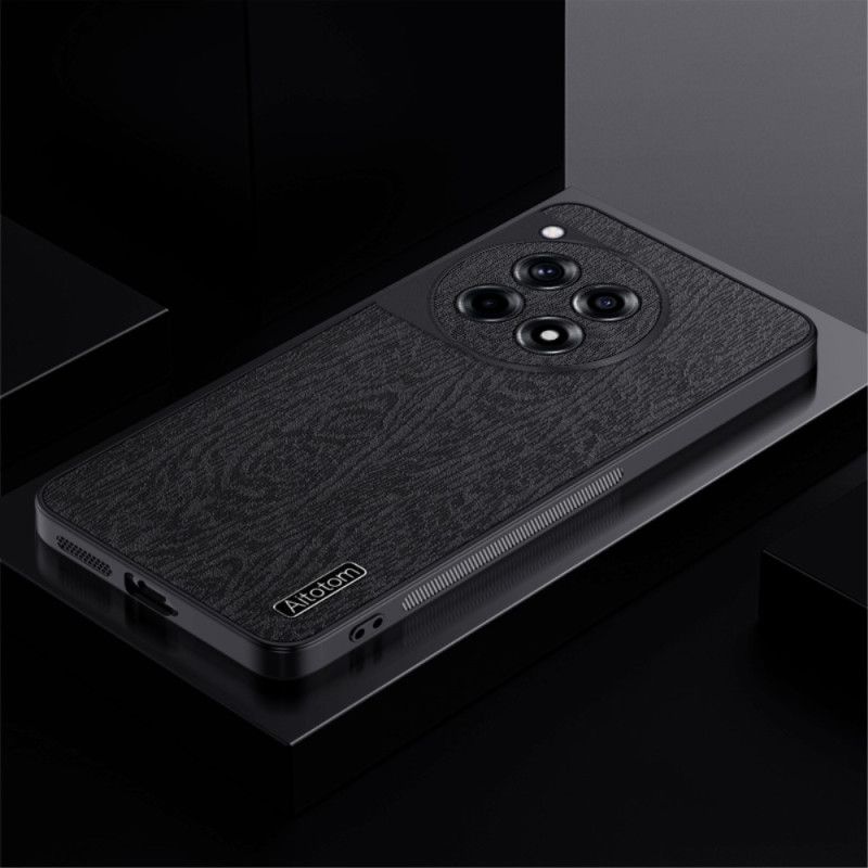 Hoesje Oneplus 12r Kunstleer Met Houteffect