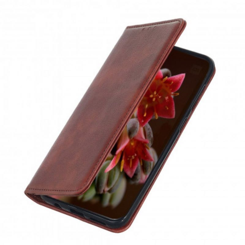 Folio-hoesje Samsung Galaxy Xcover 5 Elegantie Split Litchi Leer Bescherming Hoesje