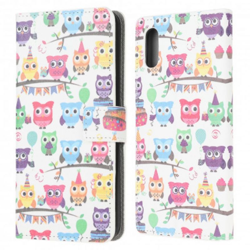 Folio-hoesje Samsung Galaxy Xcover 5 Meerdere Uilen