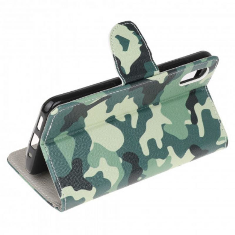 Folio-hoesje Samsung Galaxy Xcover 5 Telefoonhoesje Militaire Camouflage