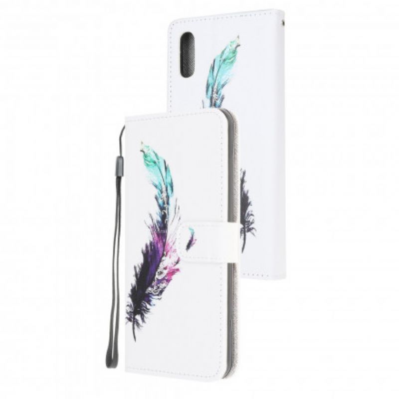 Folio-hoesje Samsung Galaxy Xcover 5 Telefoonhoesje Riem Veer