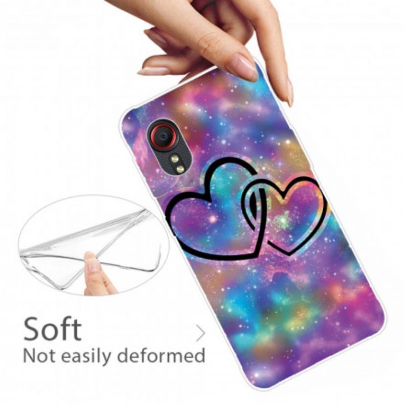 Hoesje Samsung Galaxy Xcover 5 Geketende Harten