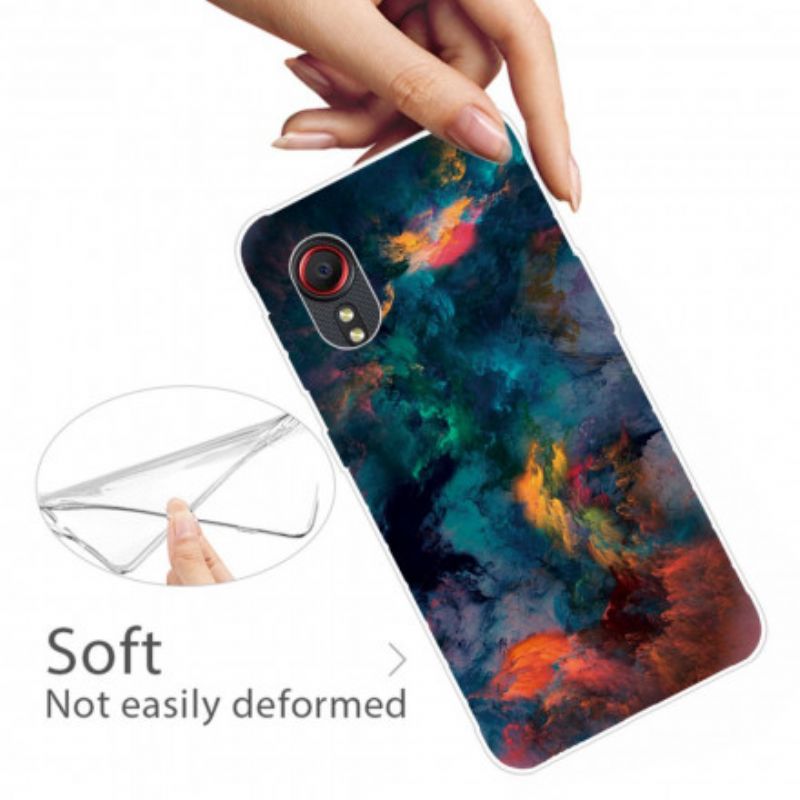 Hoesje Voor Samsung Galaxy Xcover 5 Gekleurde Wolken