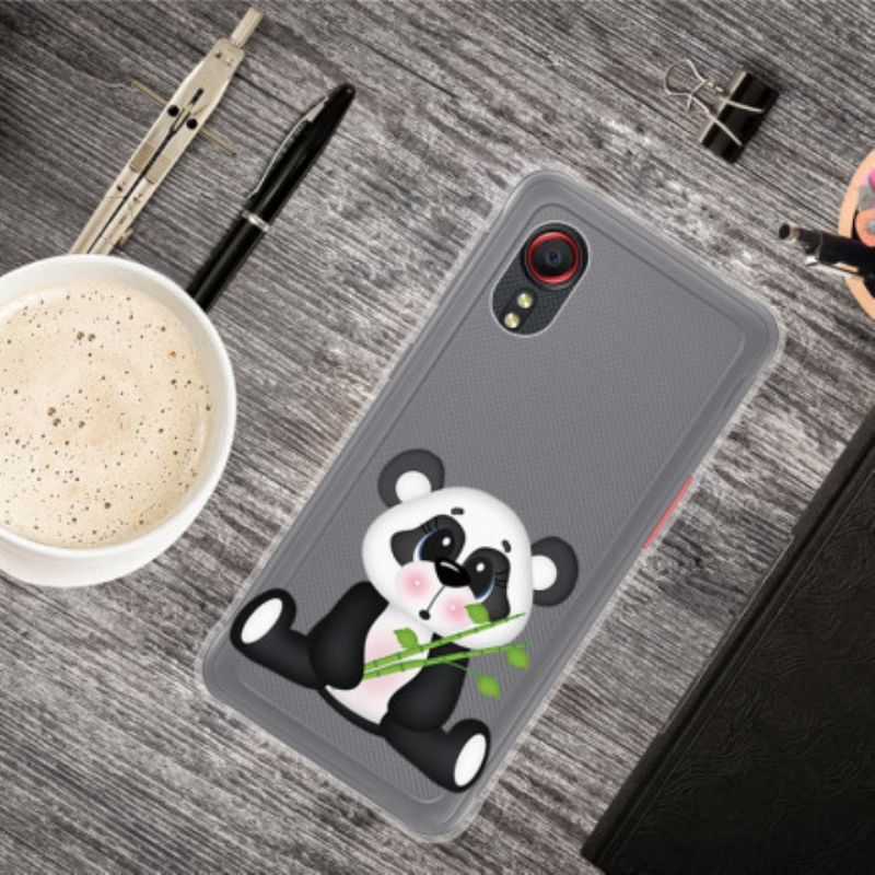 Hoesje Voor Samsung Galaxy Xcover 5 Transparante Sad Panda