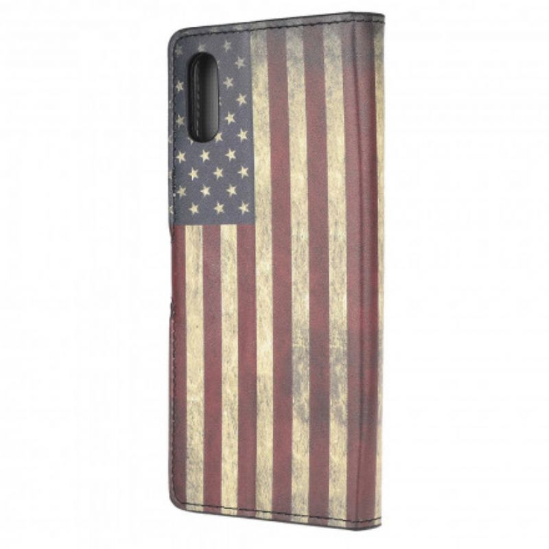 Leren Hoesje Voor Samsung Galaxy Xcover 5 Vs Vlag