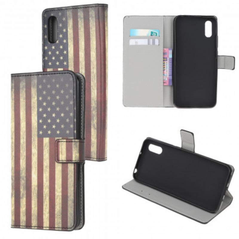 Leren Hoesje Voor Samsung Galaxy Xcover 5 Vs Vlag