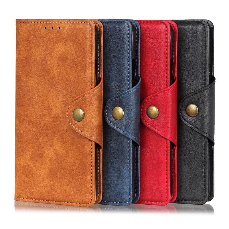 Flip Case Leren Sony Xperia Pro-i Kunstleer Decoratieve Knoop