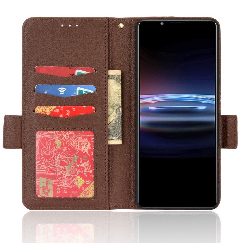 Leren Hoesje Sony Xperia Pro-i Premium Litchi-leereffect Bescherming Hoesje