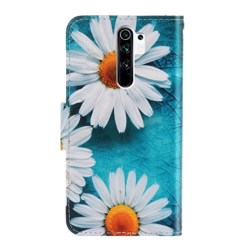 Bescherming Hoesje Xiaomi Redmi 9 Telefoonhoesje String Madeliefjes