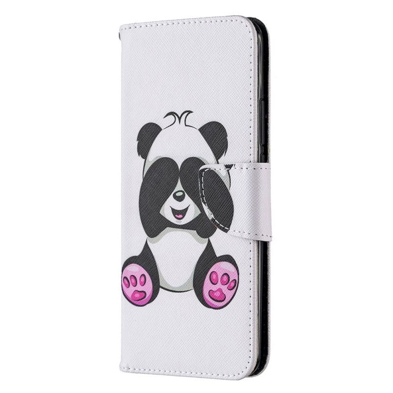 Cover Folio-hoesje Xiaomi Redmi 9 Telefoonhoesje Leuke Panda