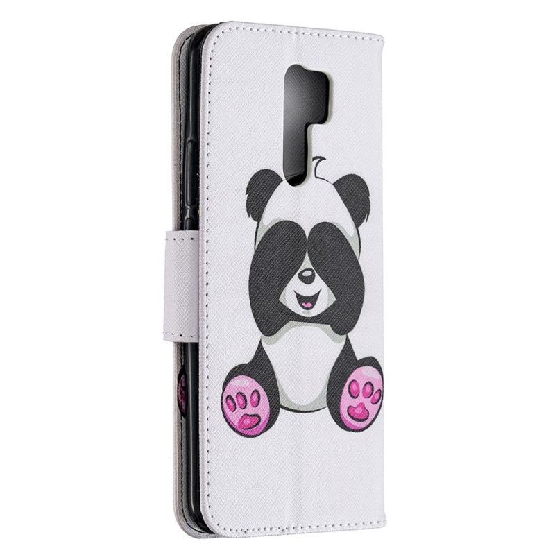 Cover Folio-hoesje Xiaomi Redmi 9 Telefoonhoesje Leuke Panda