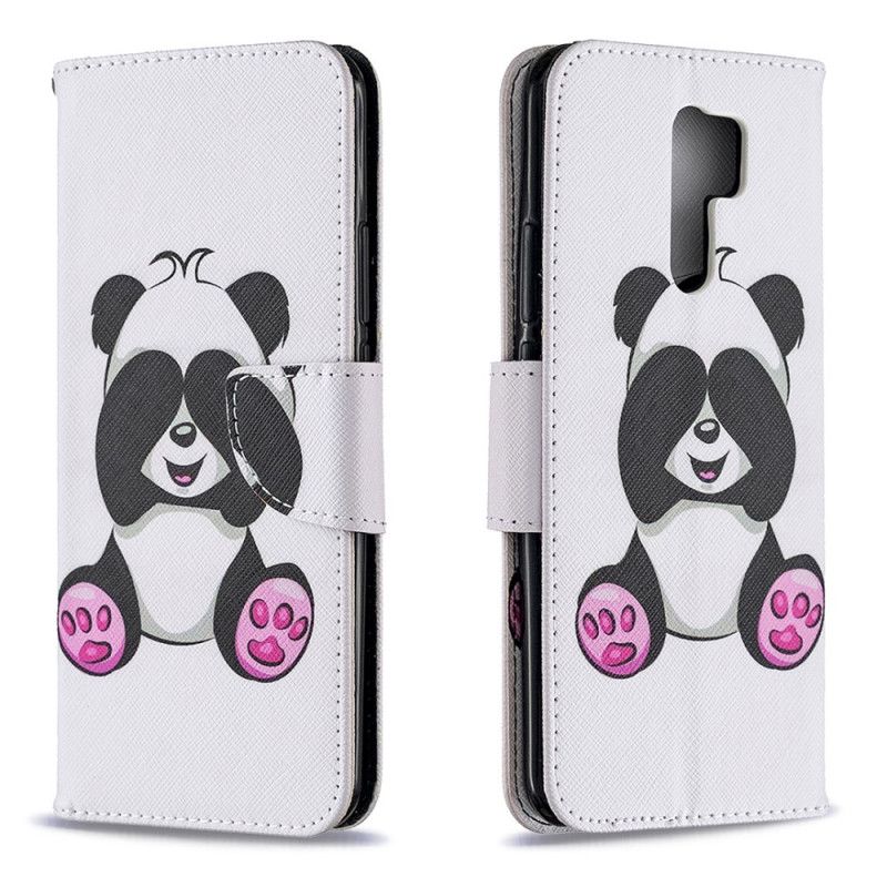 Cover Folio-hoesje Xiaomi Redmi 9 Telefoonhoesje Leuke Panda