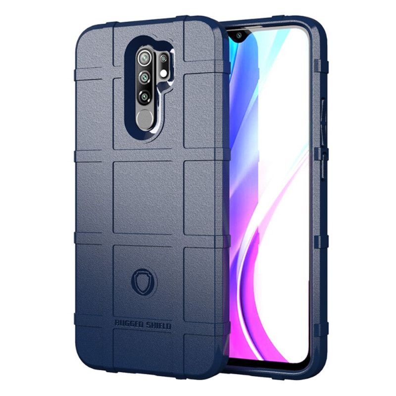 Hoesje voor Xiaomi Redmi 9 Grijs Zwart Robuust Schild