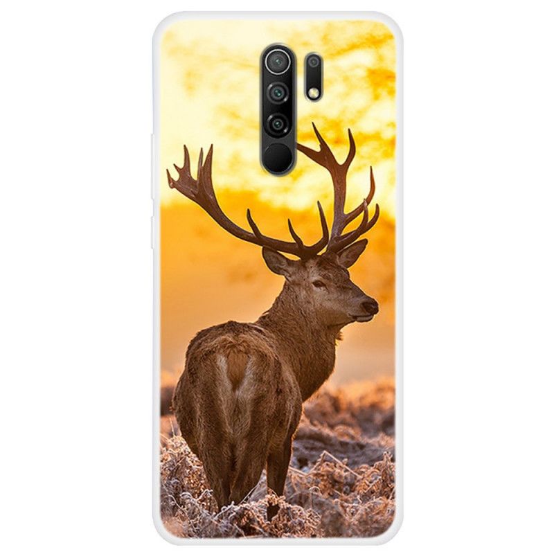 Hoesje Xiaomi Redmi 9 Hert En Landschap