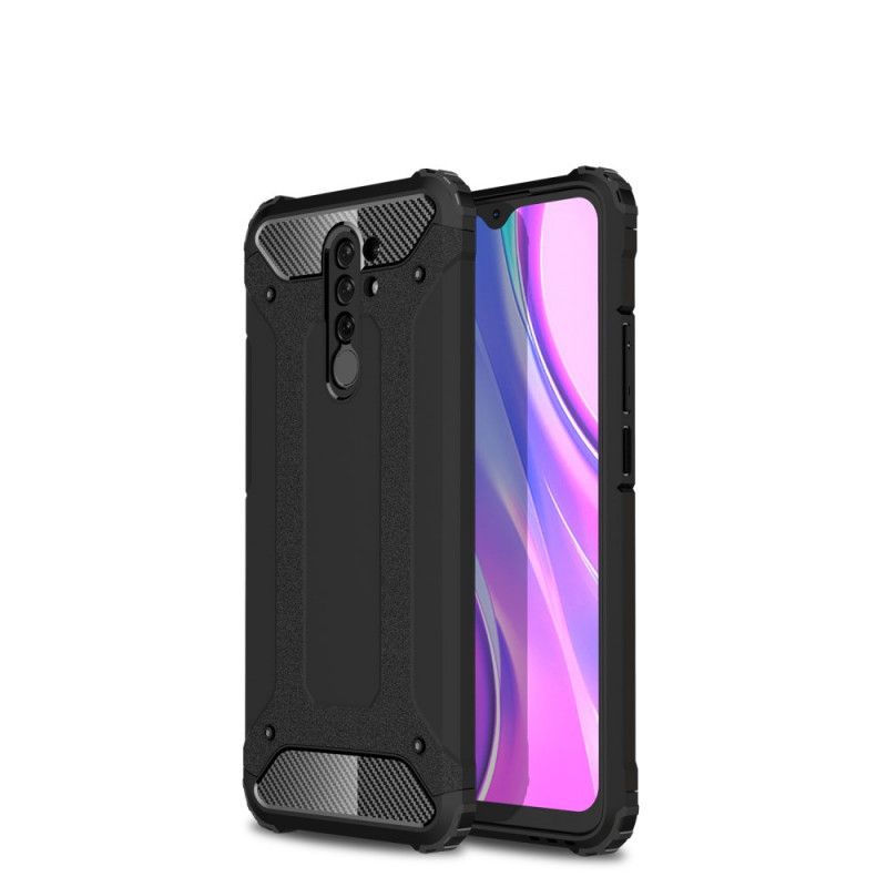 Hoesje Xiaomi Redmi 9 Rood Zwart Overlevende