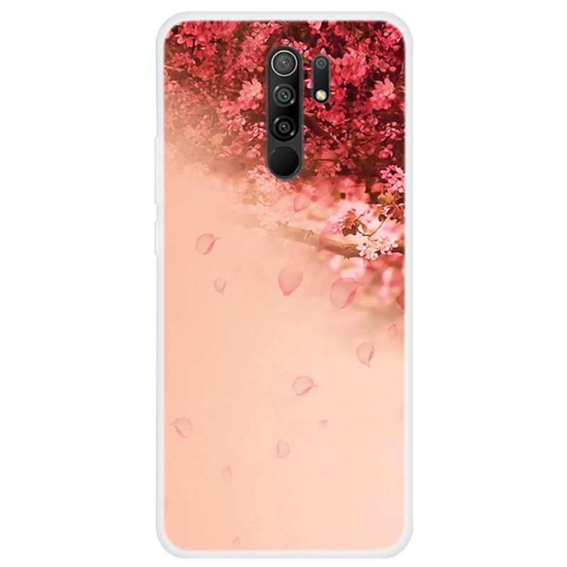 Hoesje Xiaomi Redmi 9 Transparante Romantische Boom